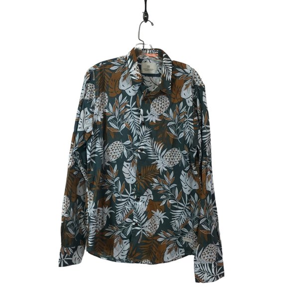 Scotch & Soda Other - Scotch & Soda Long Sleeve Pineapple Shirt Size L